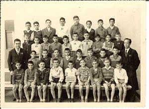ECOLE GAMBETTA GARCONS 1958 COURS SUPERIEUR M. NAVARRO ET M. BERNABE